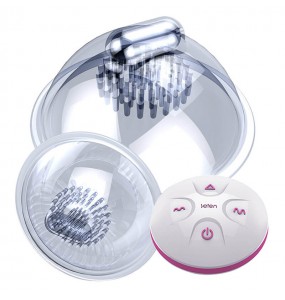 HK LETEN Nipple Breast Massager Vibrators (Chargeable - Transparent)